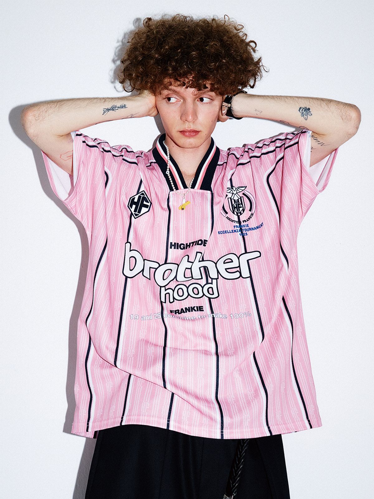 하이타이드 프랭키(HIGHTIDEFRANKIE) FRANKIE FC JERSEY TSHIRT PINK