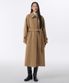 우먼즈 캐시미어 블렌드 발마칸 로브 코트 [카멜]