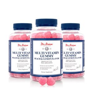 닥터브라이언 멀티비타민 구미(복숭아&레몬맛) X 3PACK