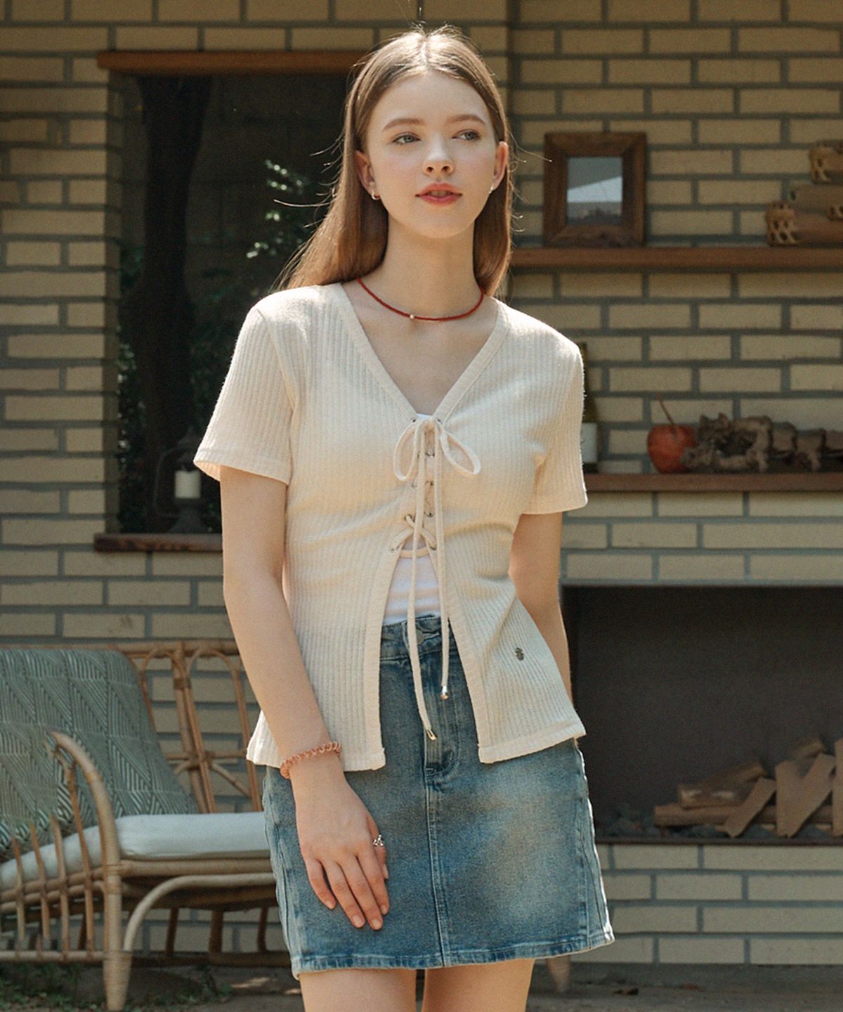 미케네(MICANE) 루쿠렌트 아일렛 가디건