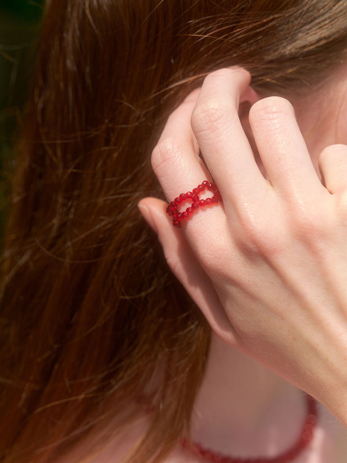 러브미몬스터(LOVE ME MONSTER) Crystal Circle Ring (L242MRI030)