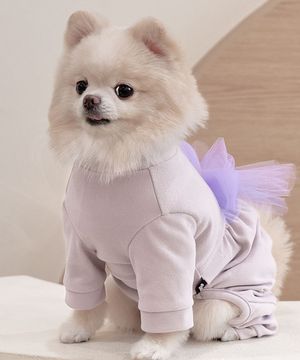 강아지옷 이자벨 벌룬 올인원 라벤더