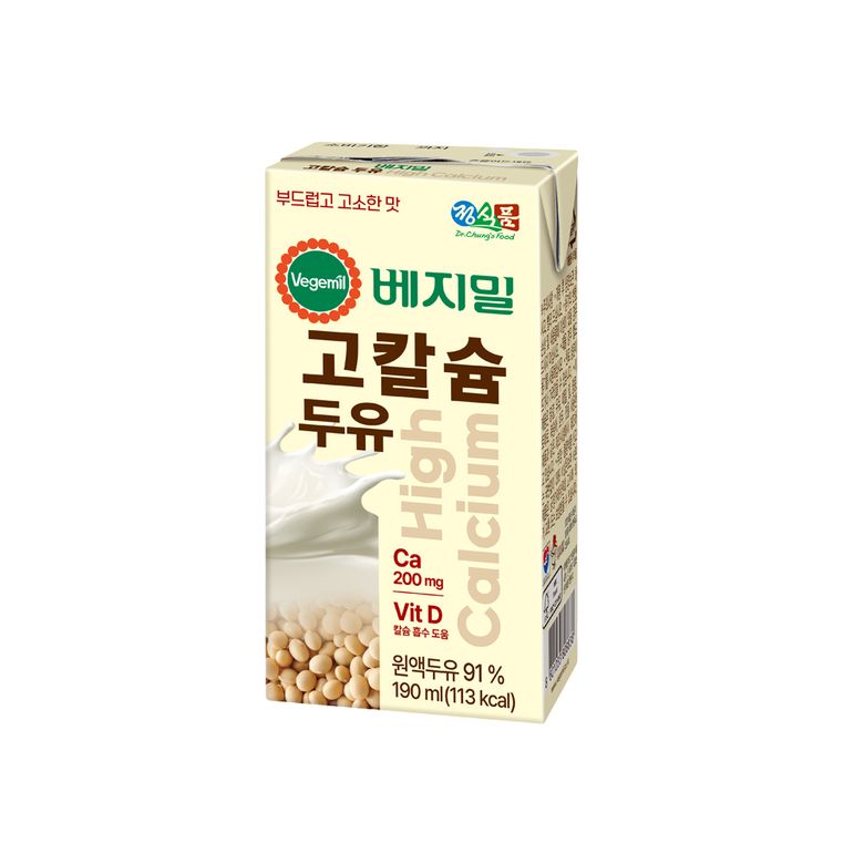 베지밀 고칼슘 두유 190mlx16팩x4박스 (64팩)