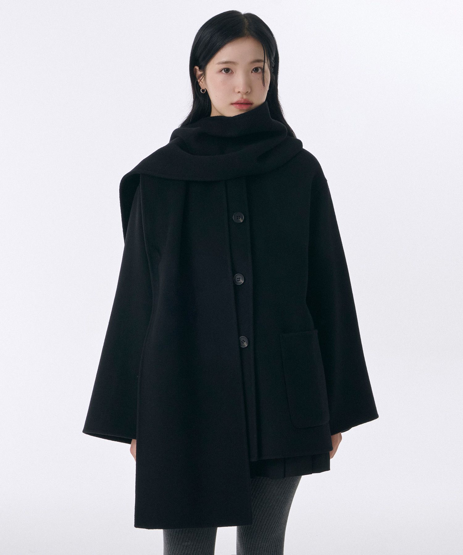 【OUNCE】 cashmere half handmade coat Ounce cashmere half handmade coat-2col – LEDAY