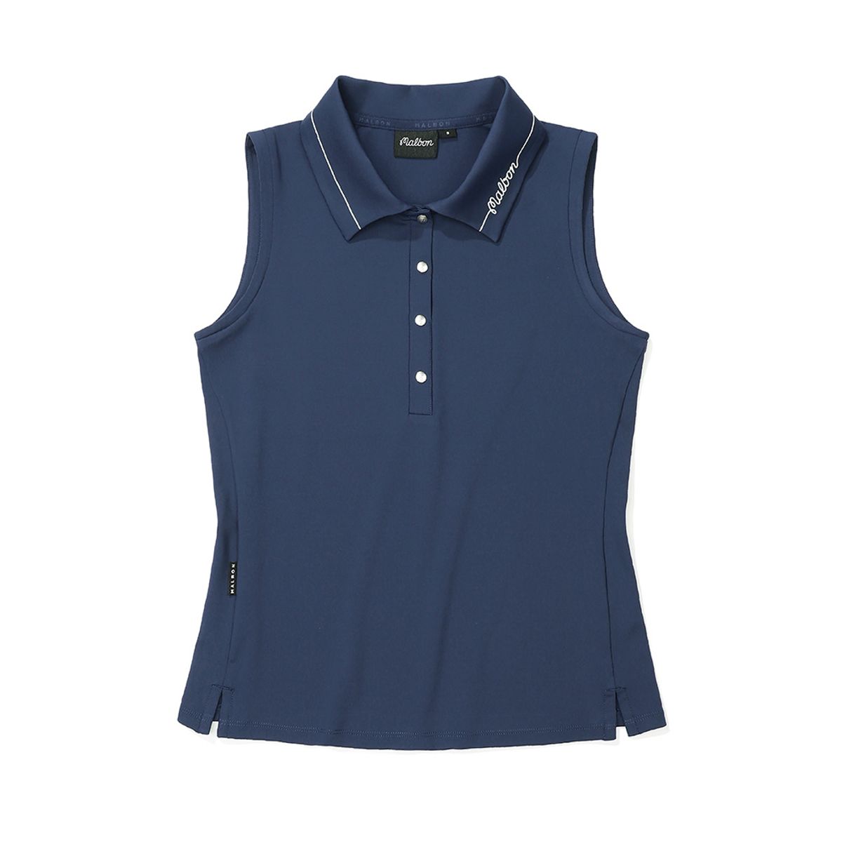 말본 골프(MALBON GOLF) 베이직 카라 슬리브리스 NAVY (WOMAN)