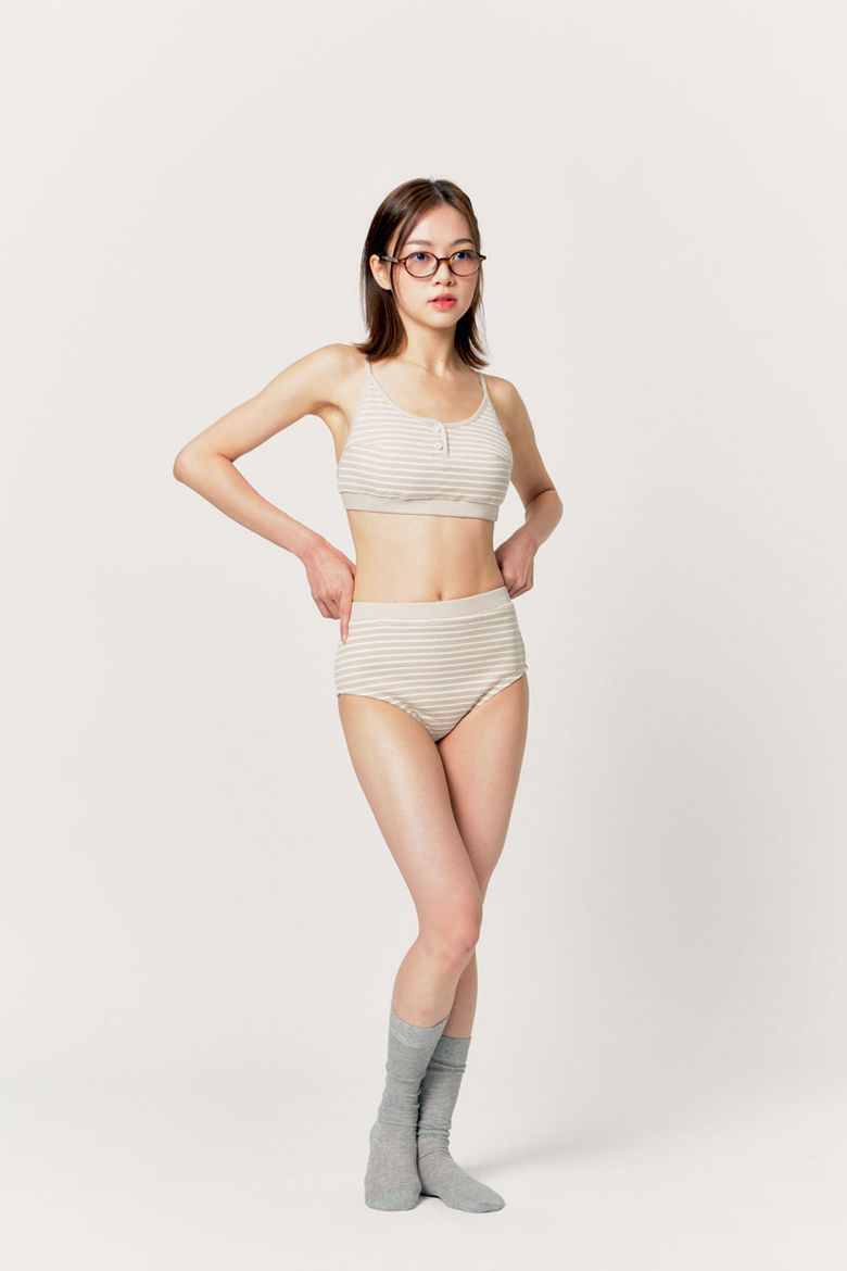 Slow High-waist Bottom_Brown