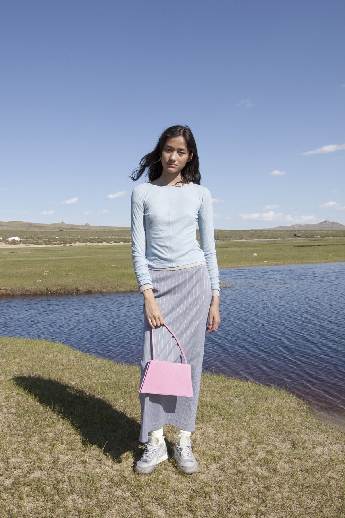 누아누(NUUANU) Rosa skirt_Grey