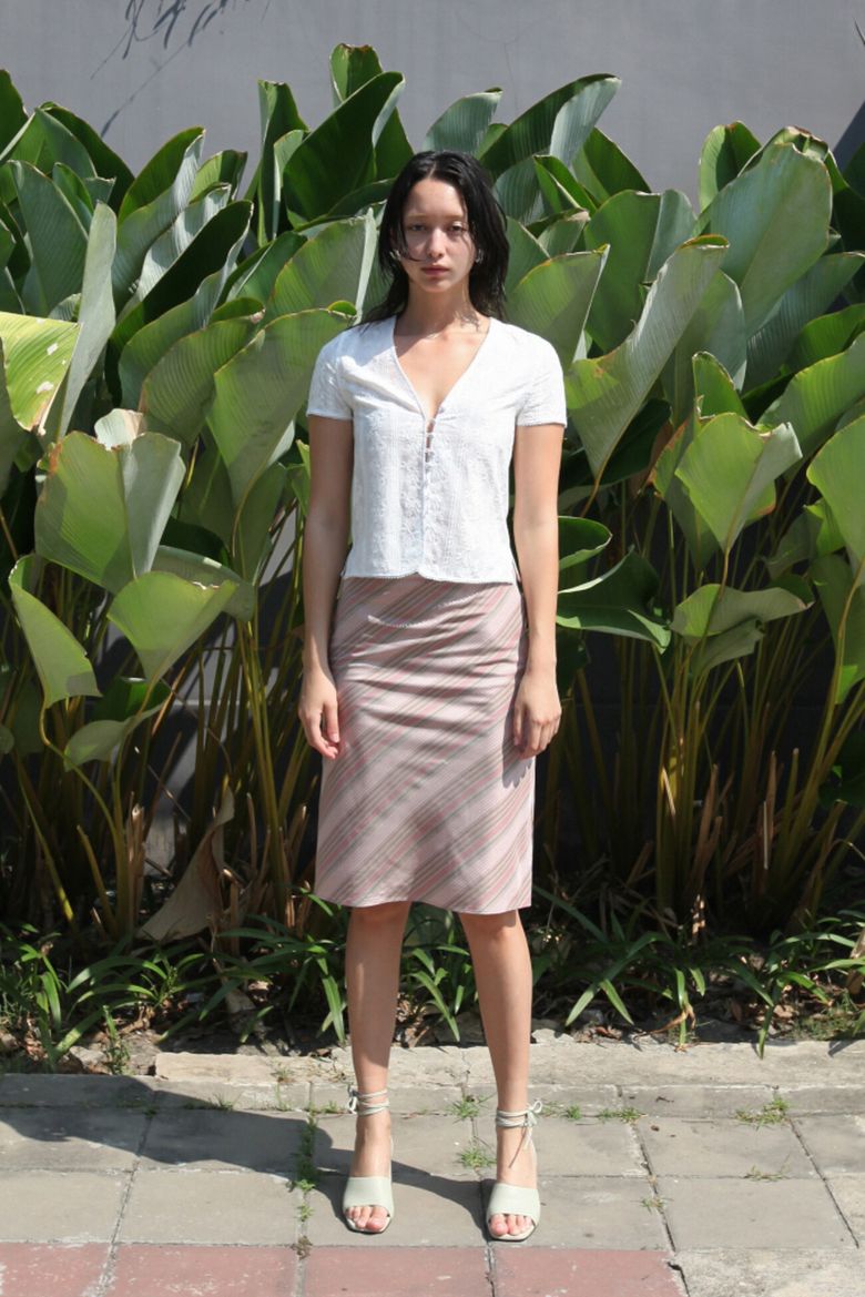Karin Skirt_Dry rose