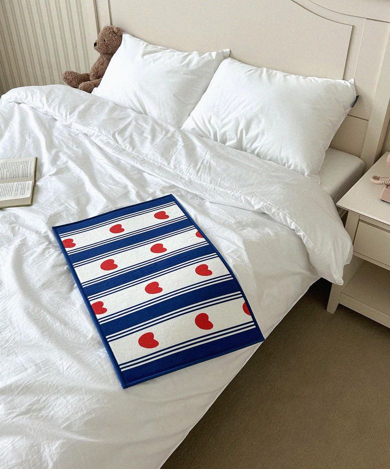 러브 인디고 발매트 LOVE INDIGO GOOD MORNING MAT