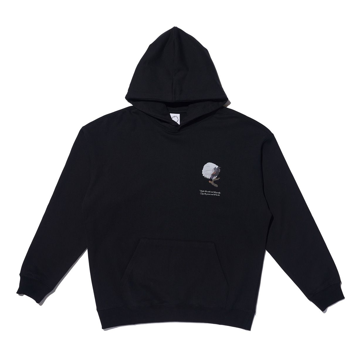 마리아쥬드비엔(MARIAGEDEBIEN) BLACK HOODIE (178)