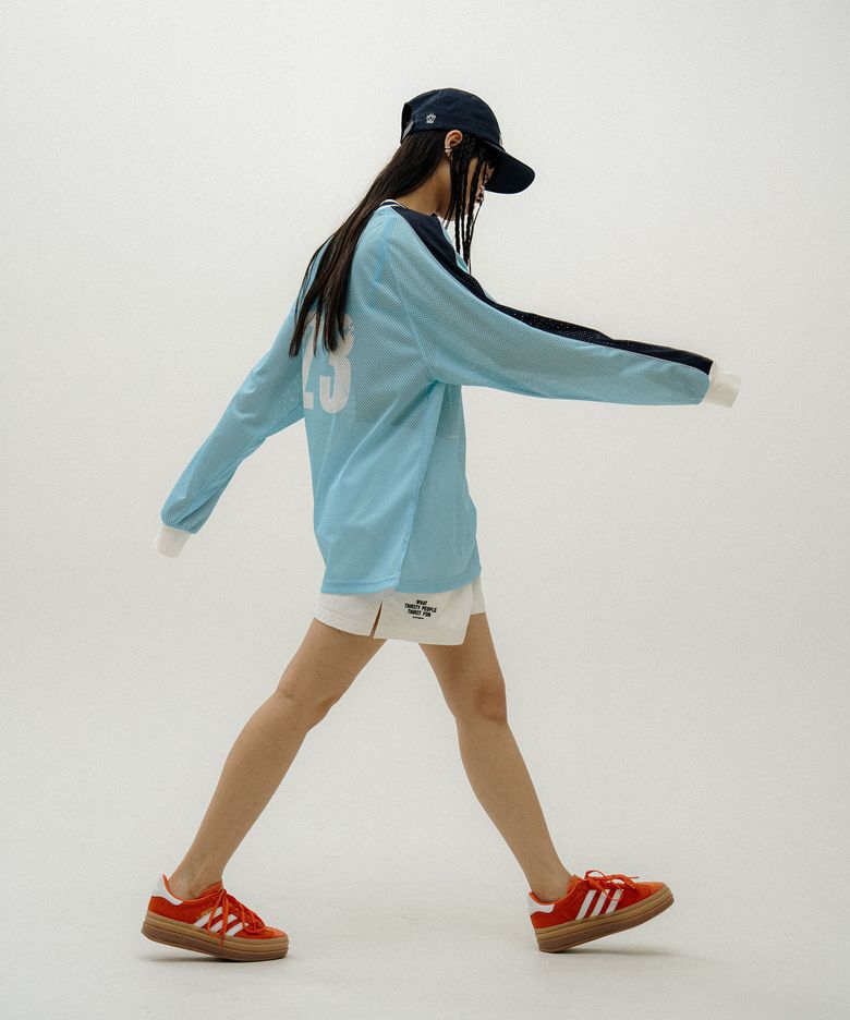 OVERSIZED SPORTY MOTO JERSEY_TIFFANY BLUE
