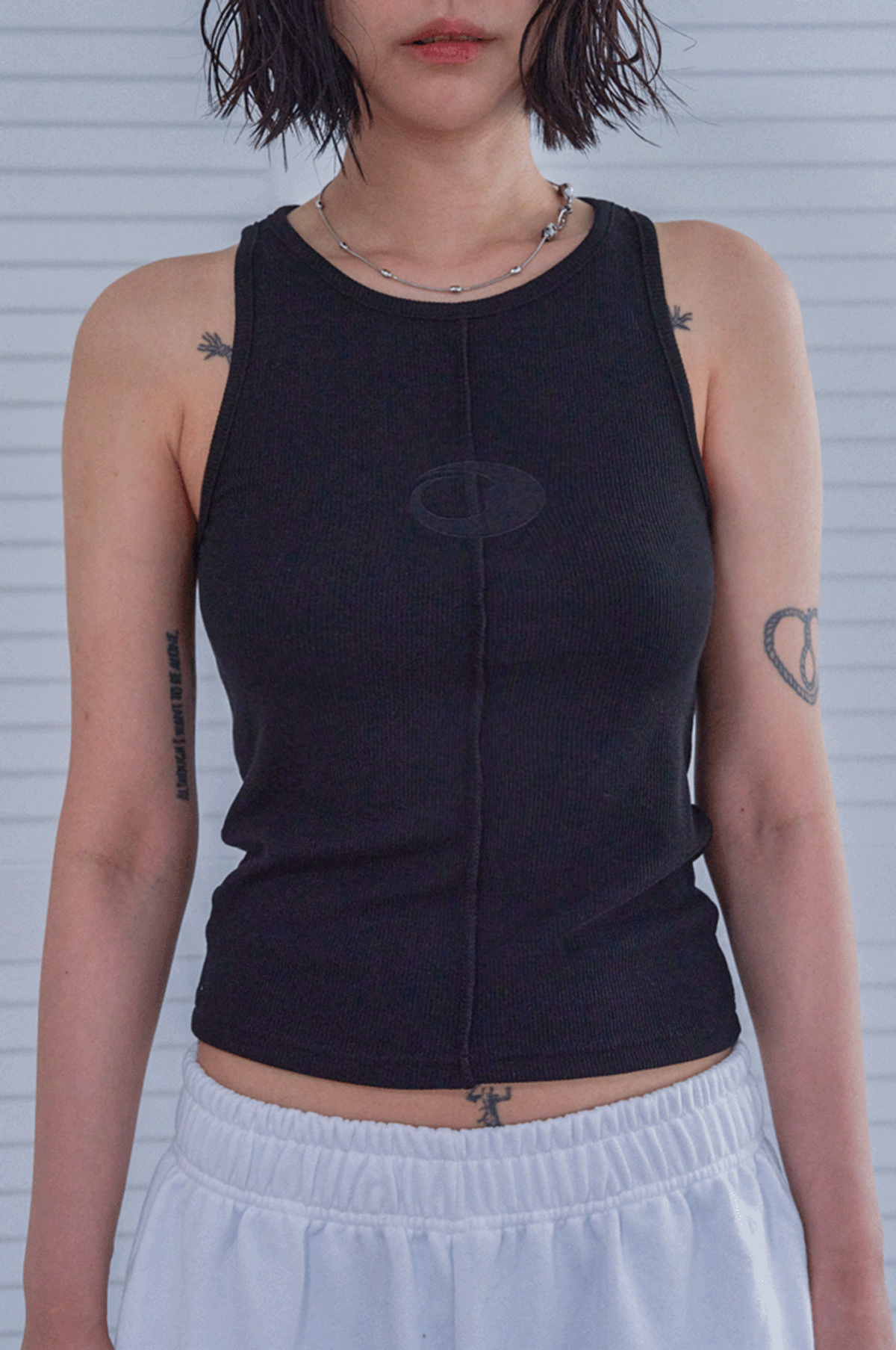 비피피(BFEEP) half logo sleeves_black