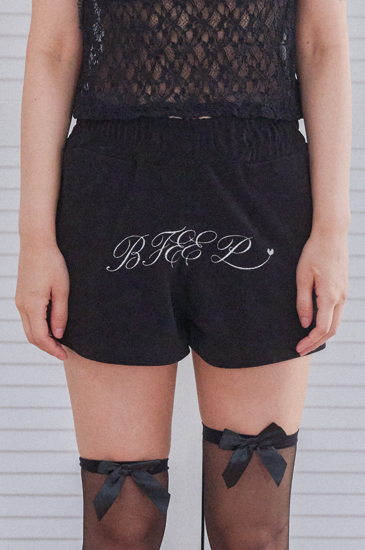 비피피(BFEEP) lace luv pants_black