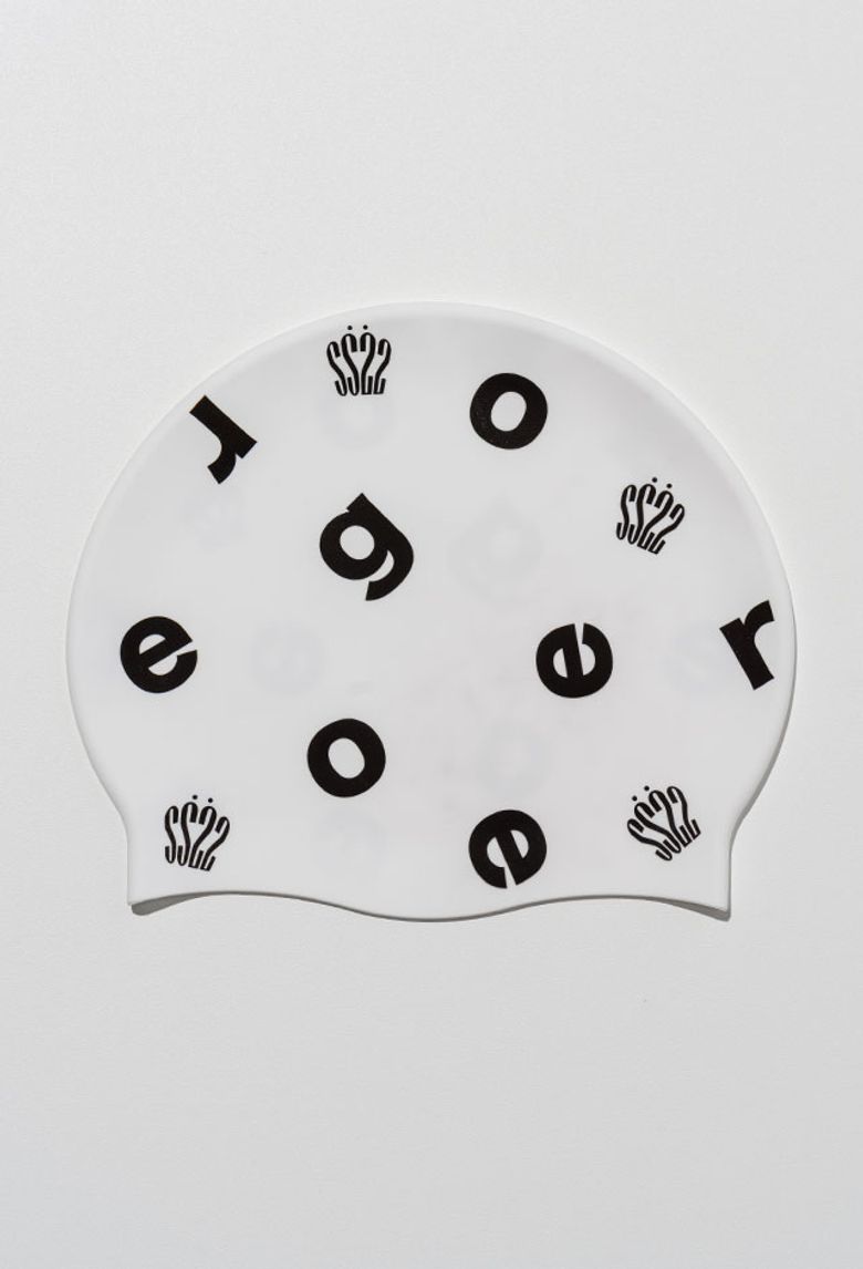 SPELLING SWIMMING CAP