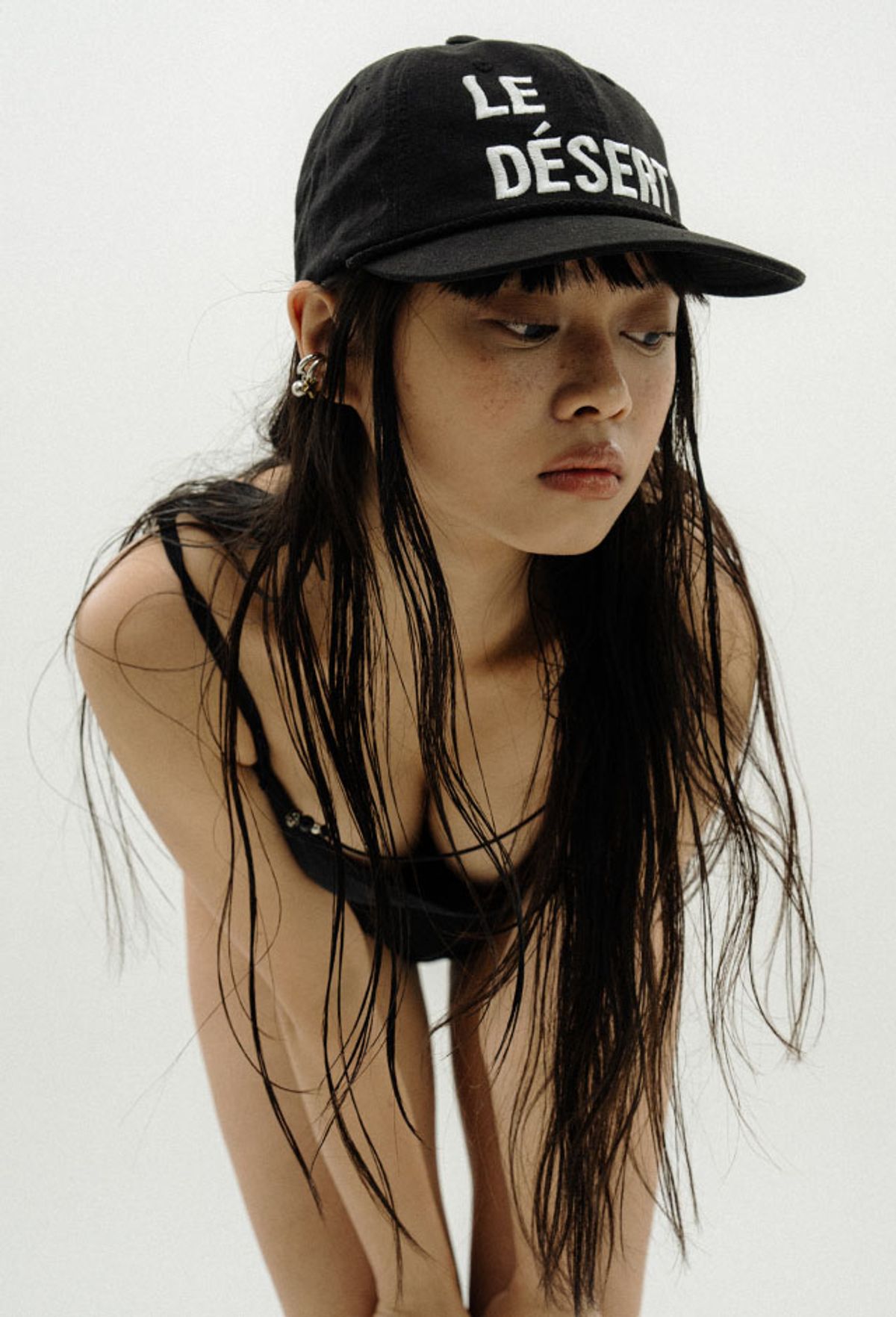 오로지(OROGEE) LE DESERT BALL CAP_BLACK