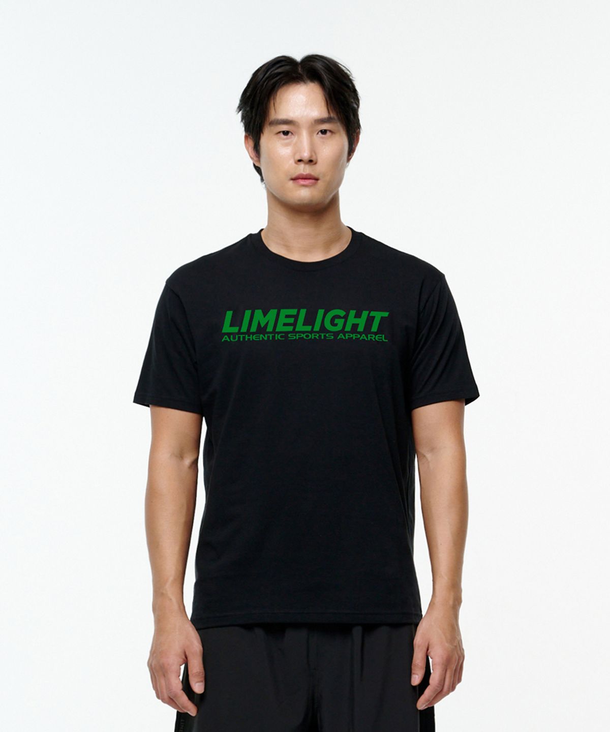 라임라잇 어패럴(LIMELIGHT APPAREL) 라임라잇 티셔츠 (블랙/그린)