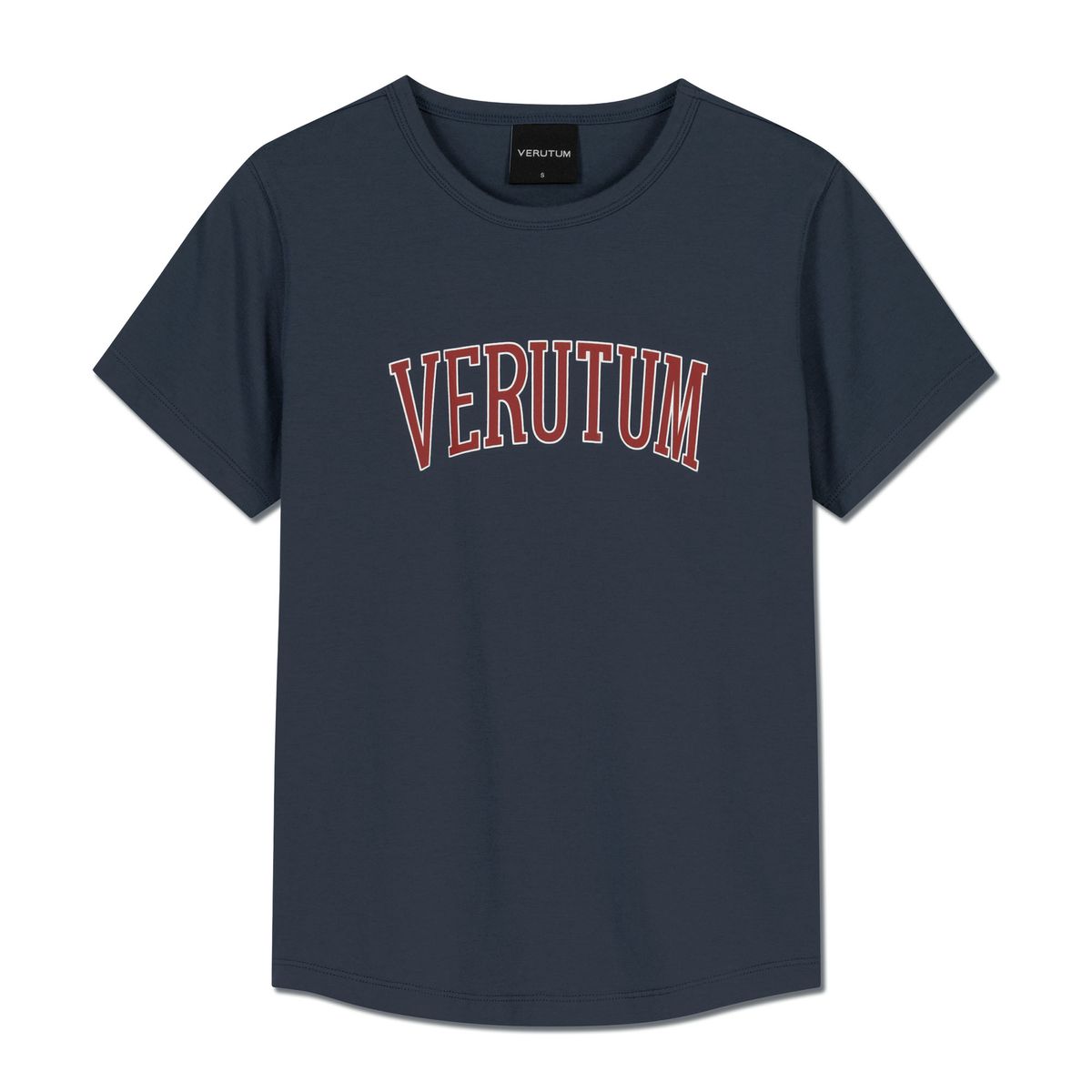 베루툼(VERUTUM) 아치 로고 티셔츠 네이비