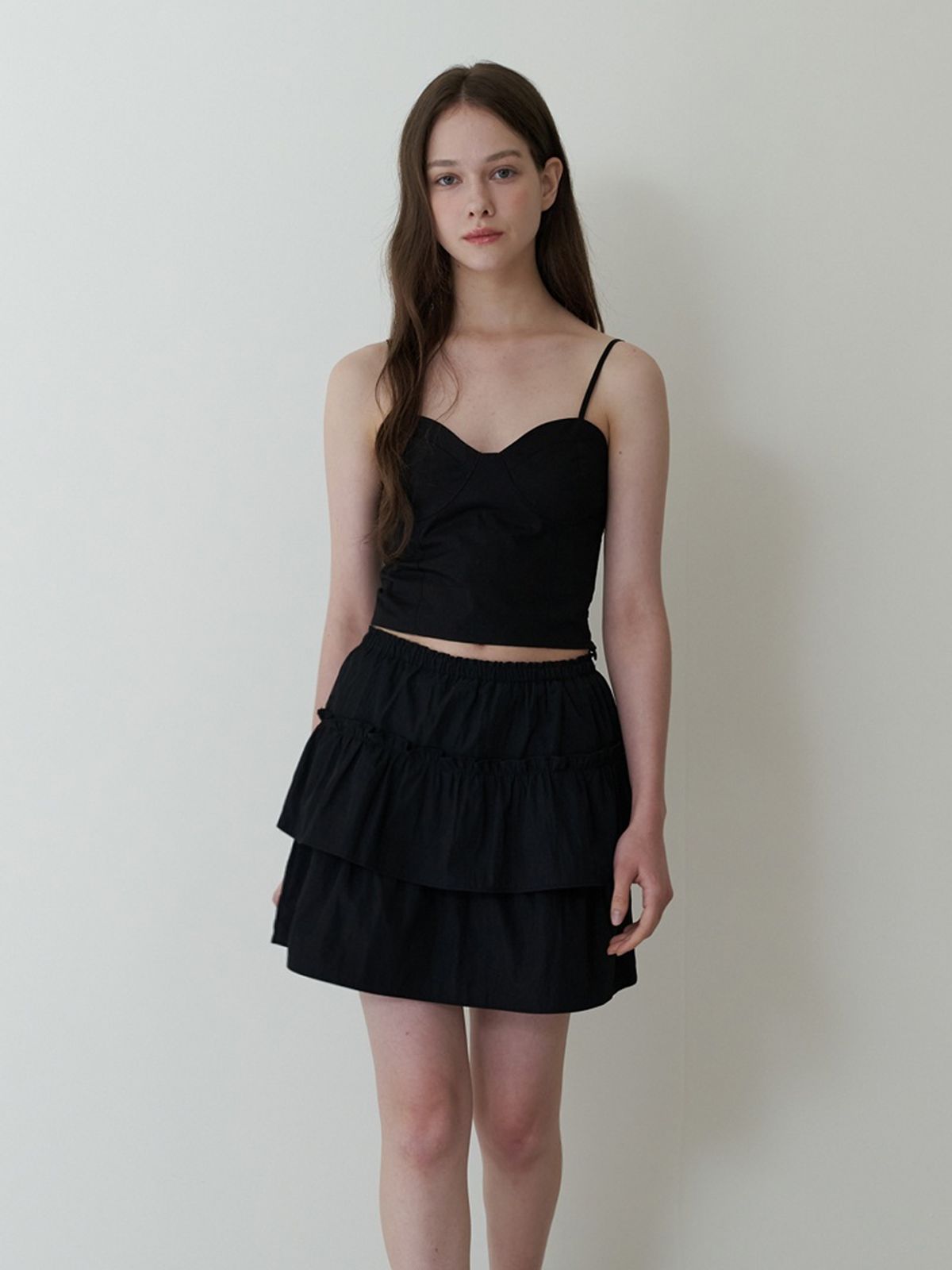카인더베이비(KINDABABY) french cancan skirt - black