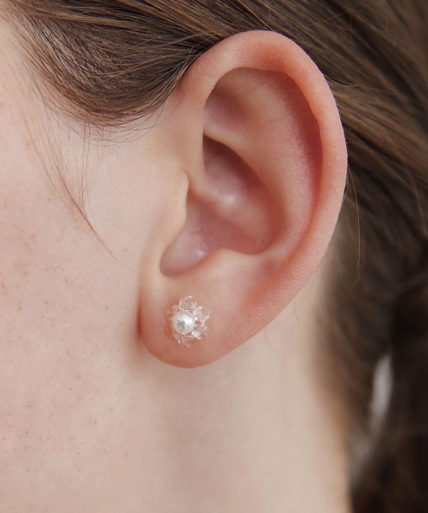 イヤリング TATIANA Silver 925 Crystal Square Earrings EC3005 MUSINSA | TATIANA (Silver 925) Crystal Flower Earrings EC3100