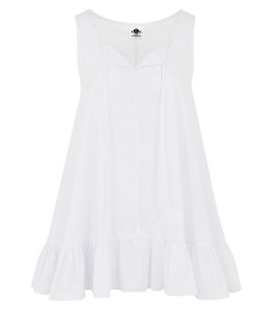 FRILL DRESS IN WHITE (프릴 민소매 원피스)