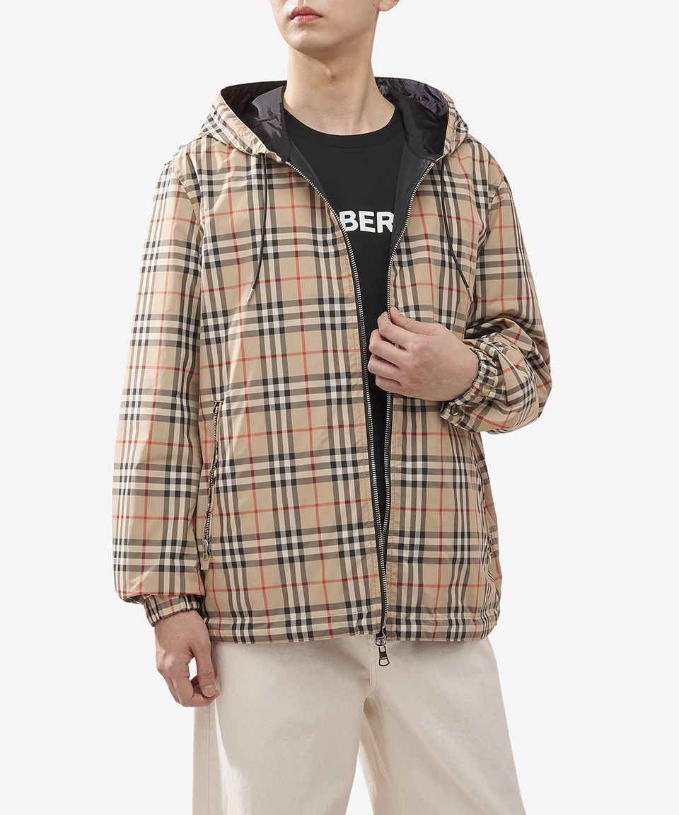 MUSINSA公式 | BURBERRY リバーシブルチェックリラックスフィット