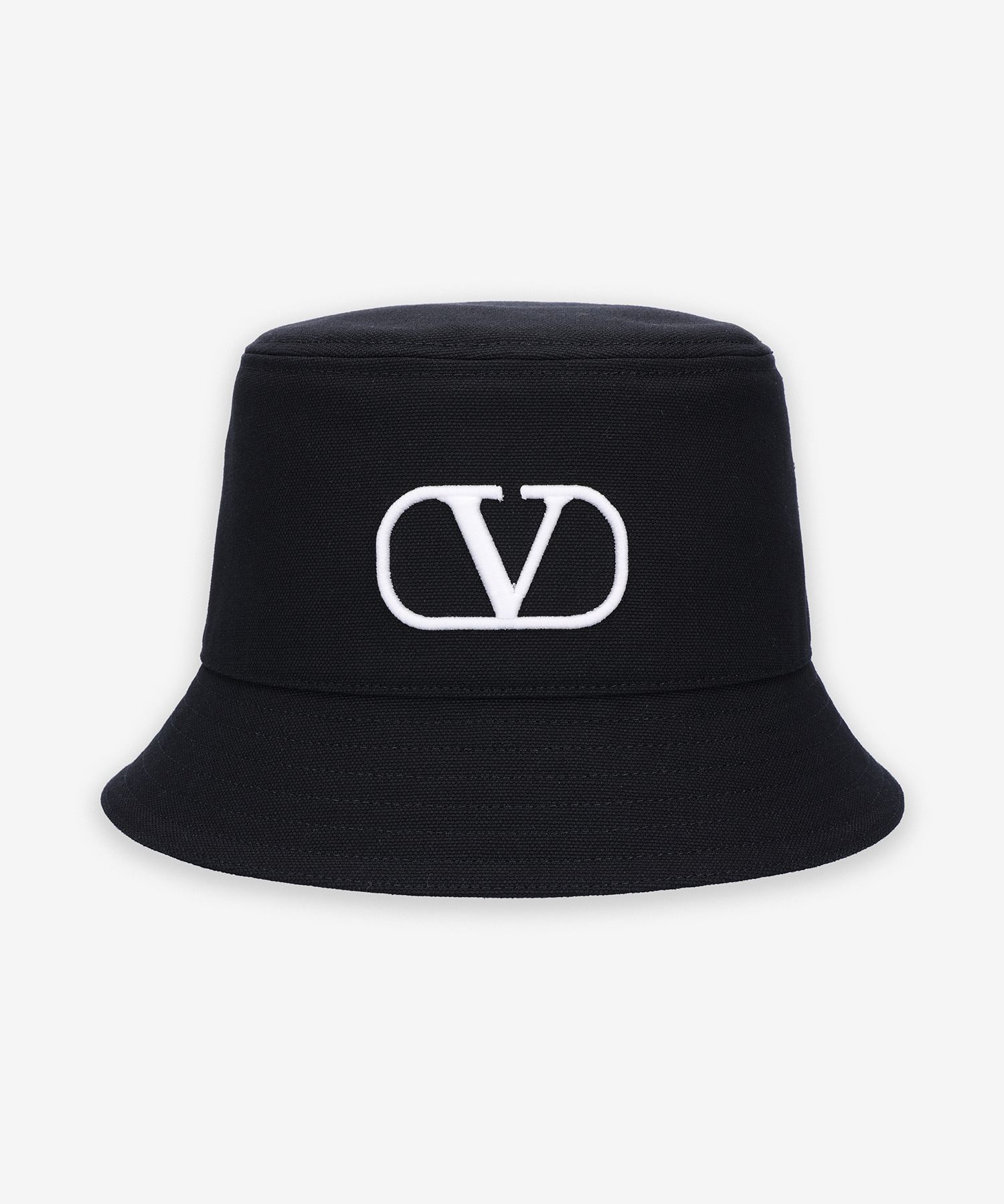 MUSINSA | VALENTINO V Logo Signature Bucket Hat - Black