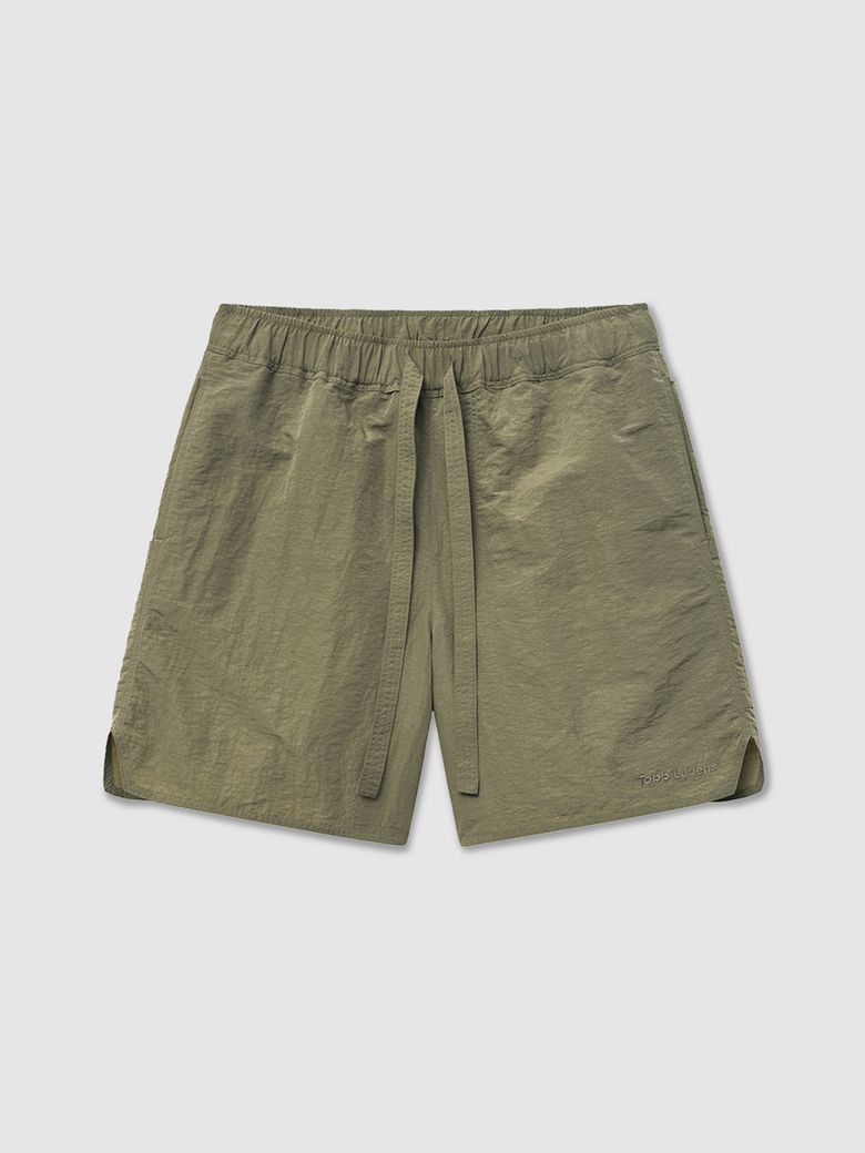 Ludens Nylon Shorts_Khaki