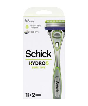쉬크 하이드로5 베이직센서티브 면도기+날2입