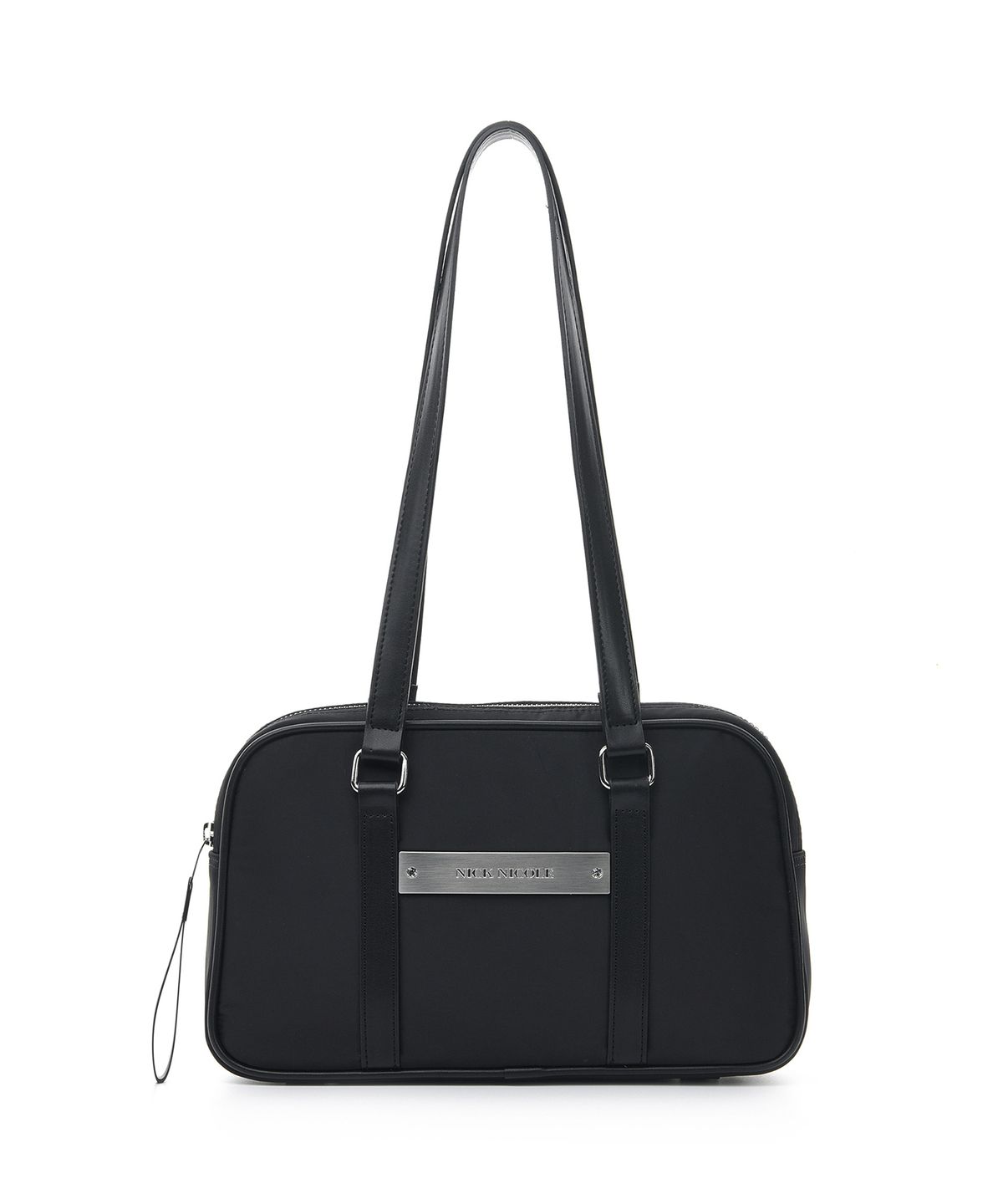 닉앤니콜(NICK&NICOLE) CRYSTAL NYLON MINI BOSTON BAG_BLACK
