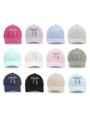 deary ribbon ball cap_12 colors