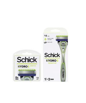 쉬크 하이드로5 베이직센서티브 면도기+날2입+날8입