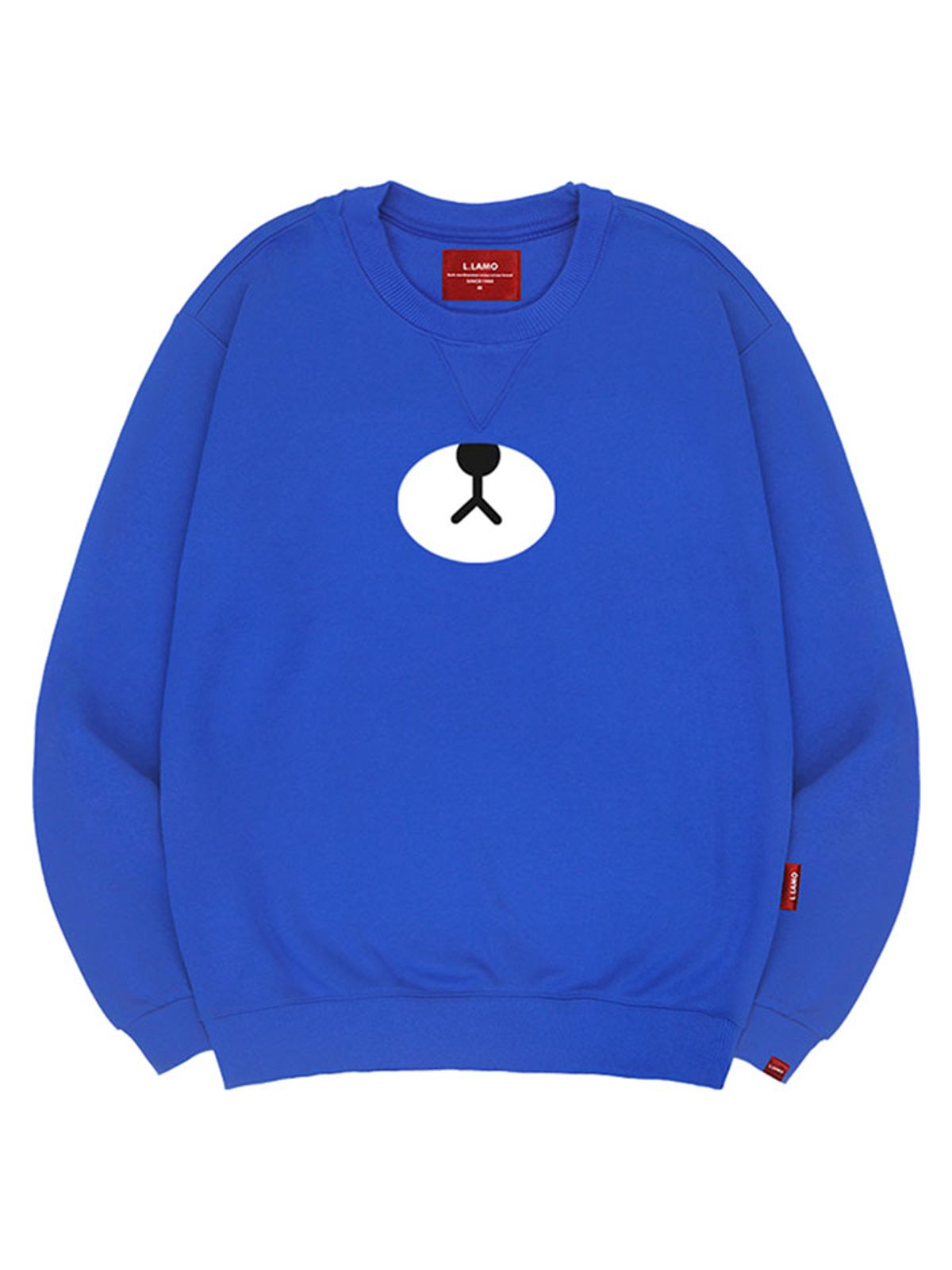 엘라모(LLAMO) 베어코코 맨투맨 남녀공용 빅사이즈 S~4XL