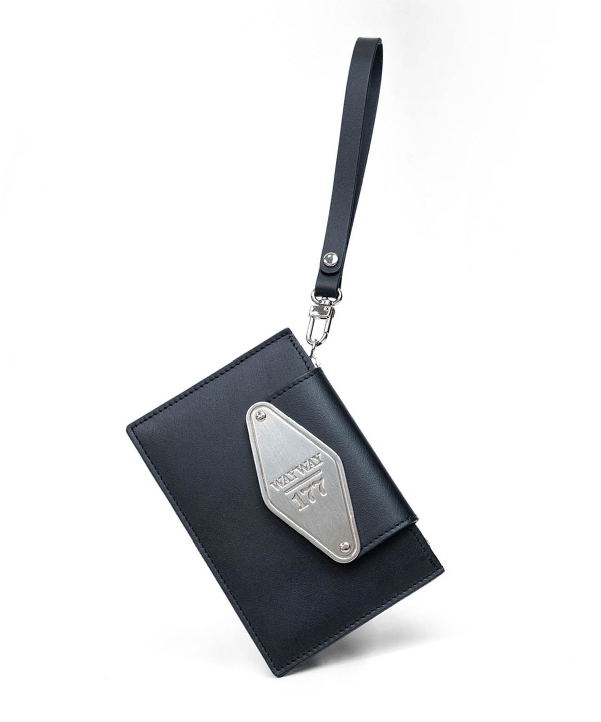웨이웨이(WAYWAY) WAYWAY177 PASSPORT WALLET 카드케이스 여권지갑 BLACK