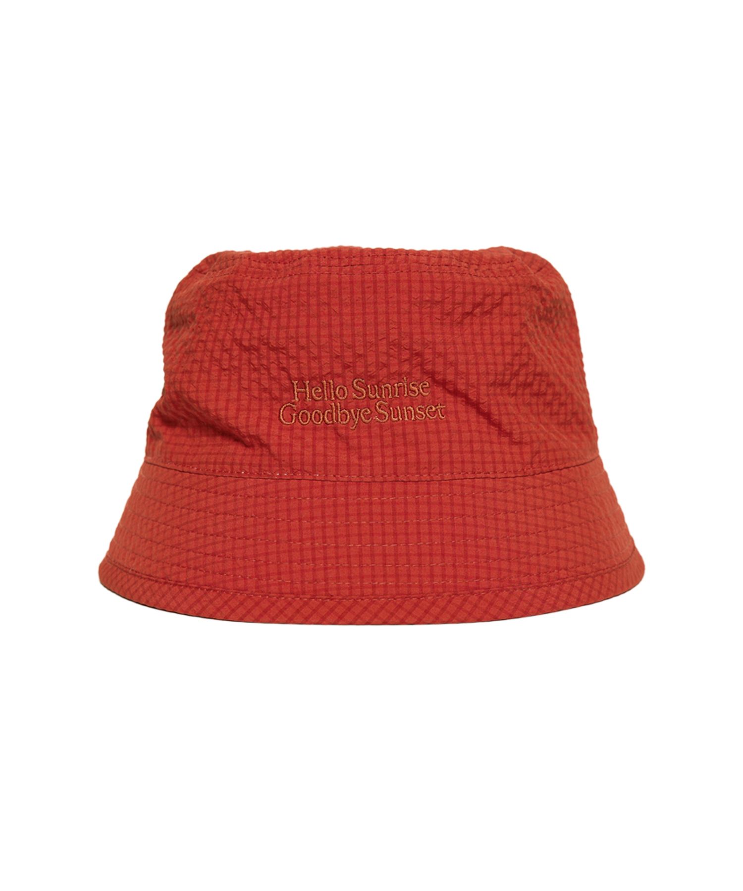 ★Hello Sunrise★ HS Classic Typo Bucket Hat MUSINSA | HELLO SUNRISE HS Classic Typo Bucket Hat_Red
