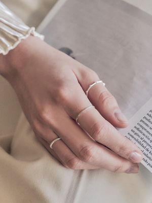 [silver925] iris ring set