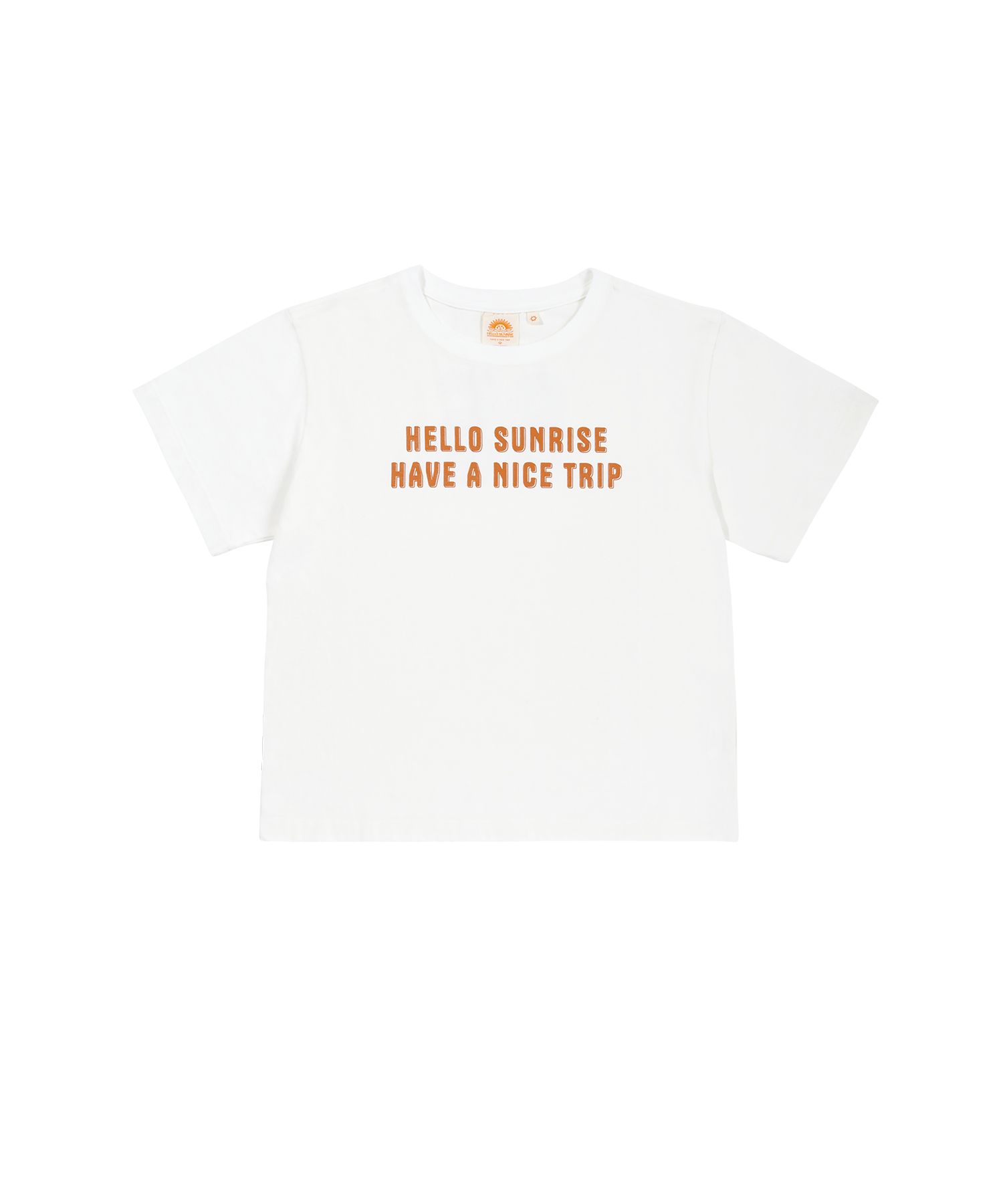 MUSINSA公式 | HELLO SUNRISE HS VTG Typo Logo Tee(W)_White