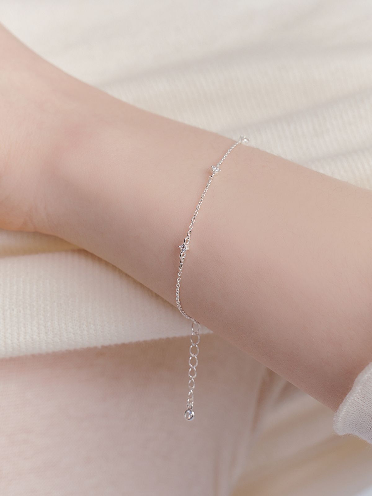 앵브록스(ENGBROX) [silver925] lilac cubic bracelet