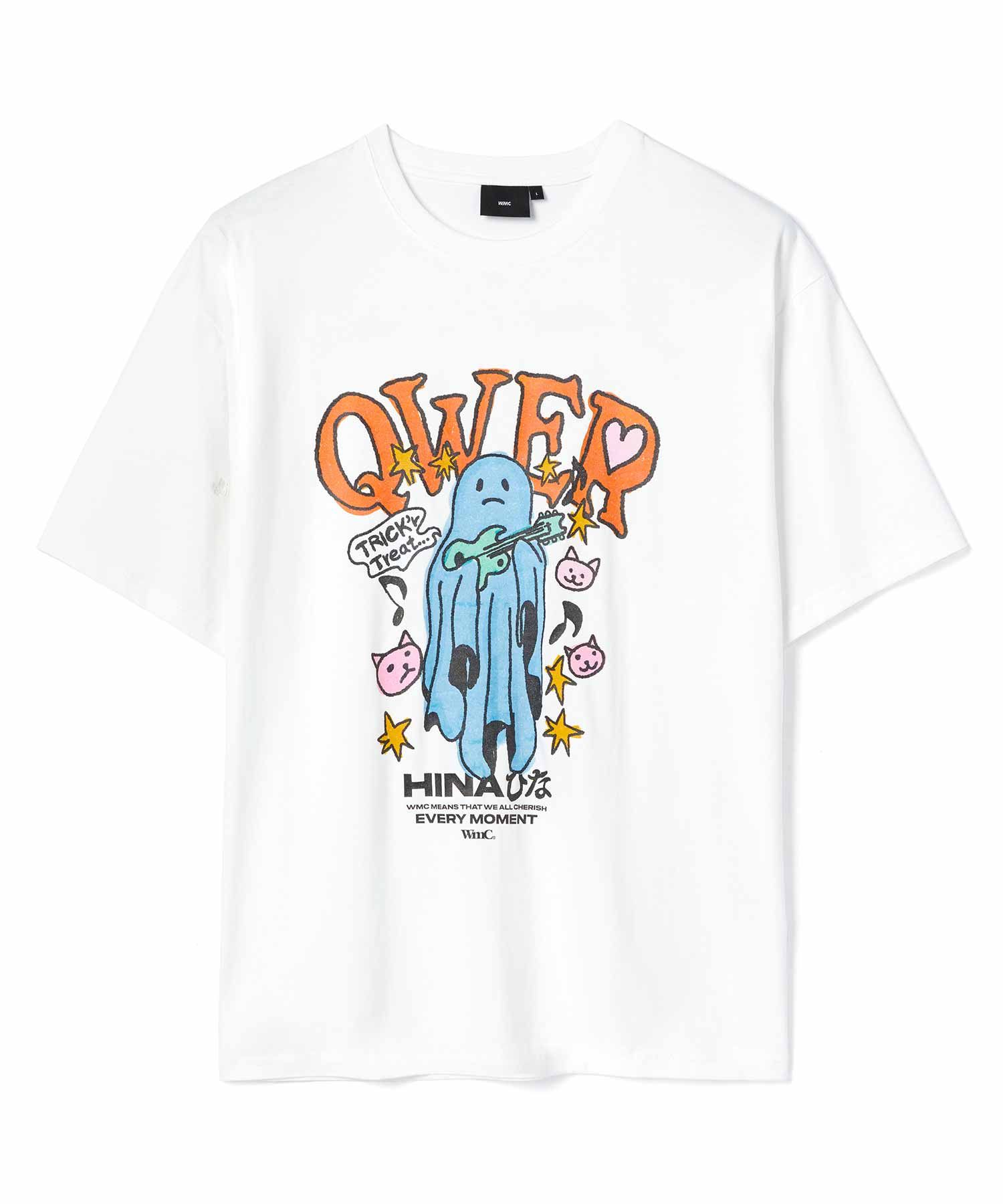 MUSINSA | WMC QWER Ghost T-shirt_WHITE
