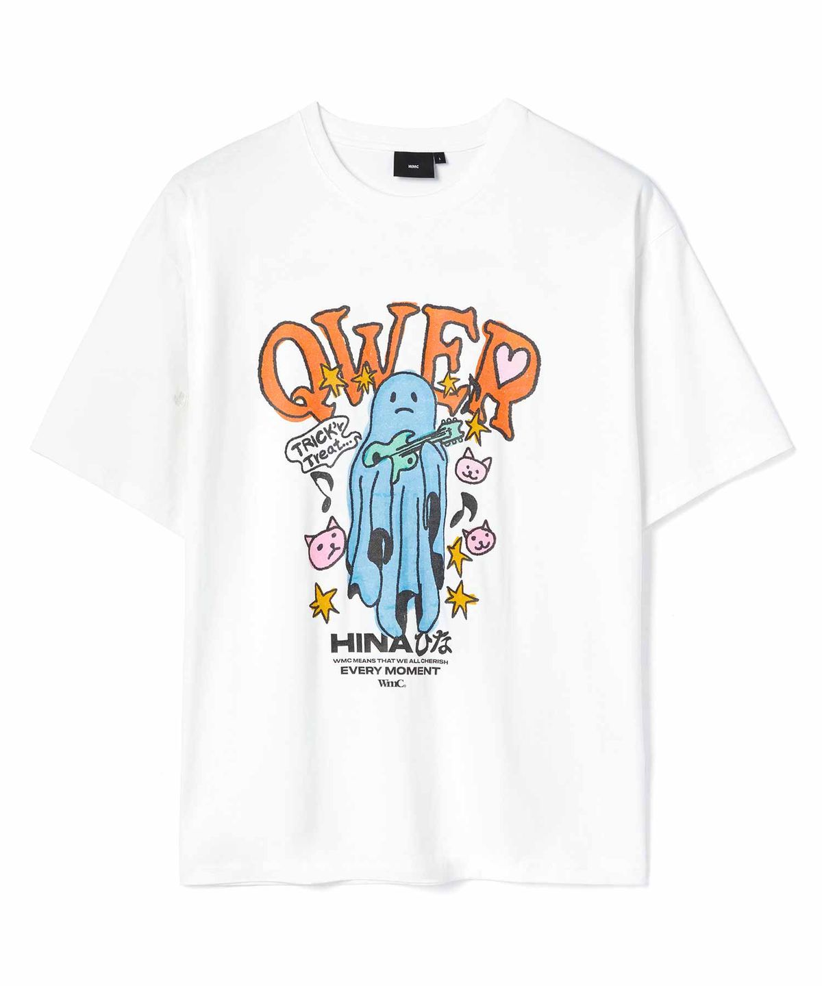 더블유엠씨(WMC) QWER 고스트 티셔츠_WHITE