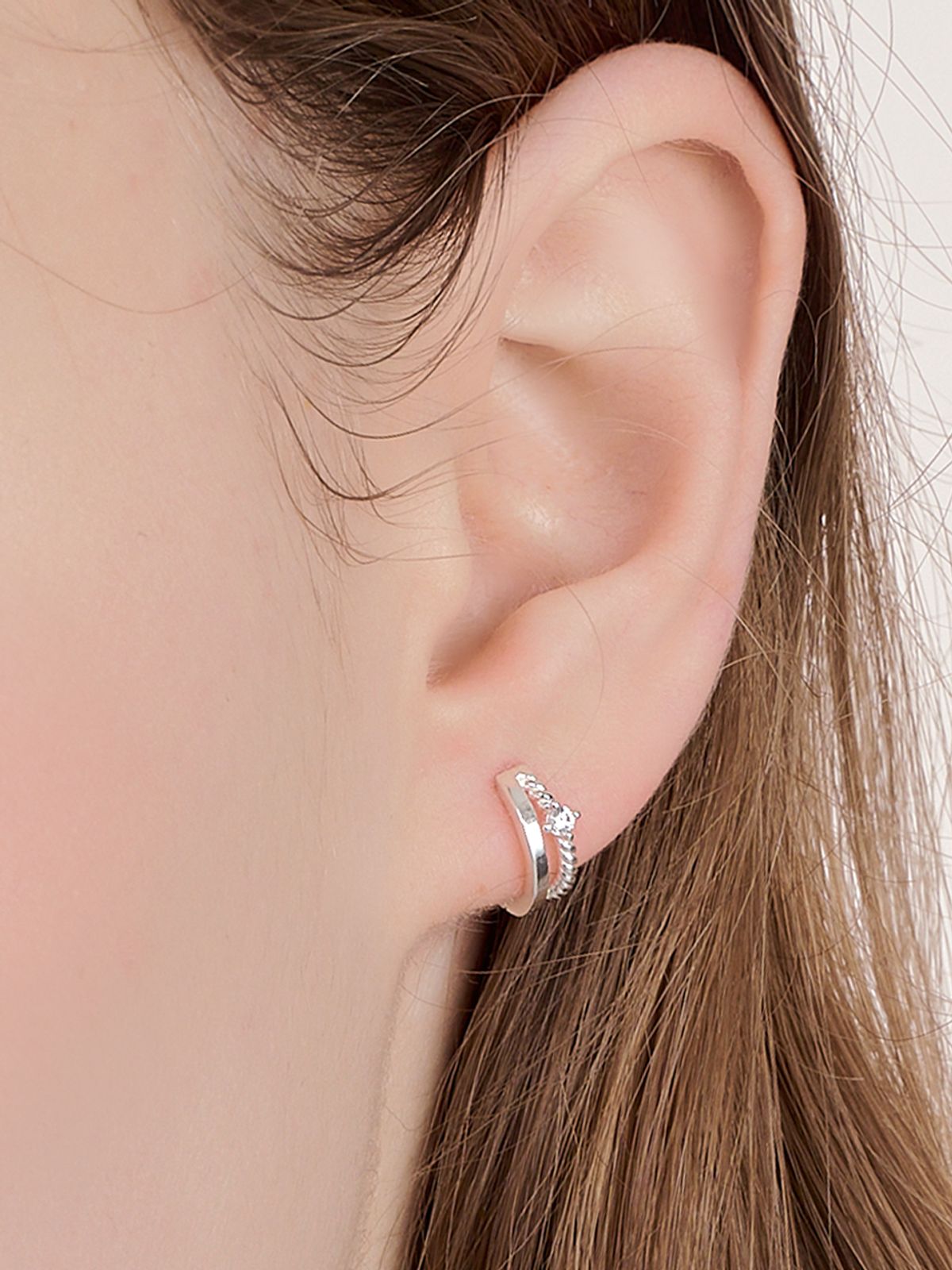 앵브록스(ENGBROX) [silver925] refine cubic earring