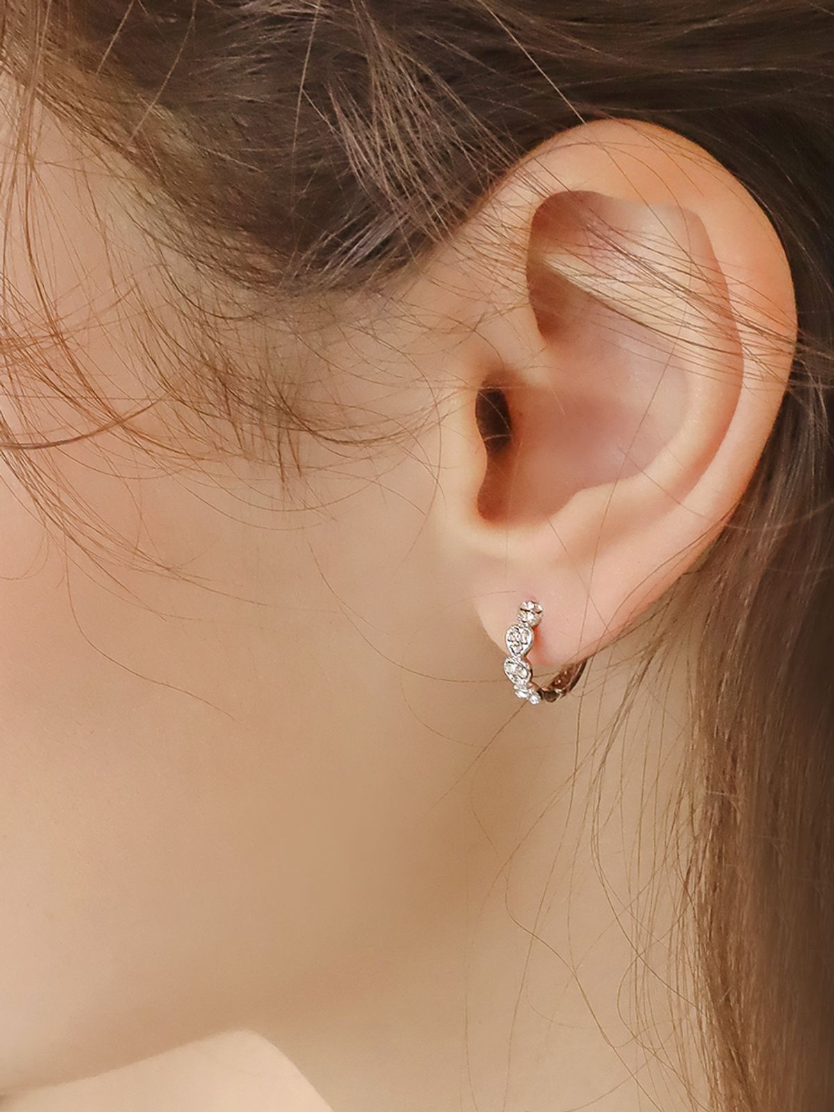 앵브록스(ENGBROX) petit heart cubic earring