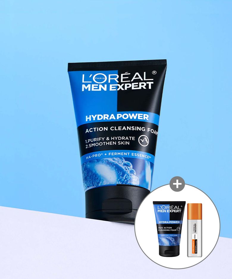 맨 이드라 파워 듀오 폼클렌저 100ml(+증정 듀오폼50ml+멀티액션 미니 22ml)