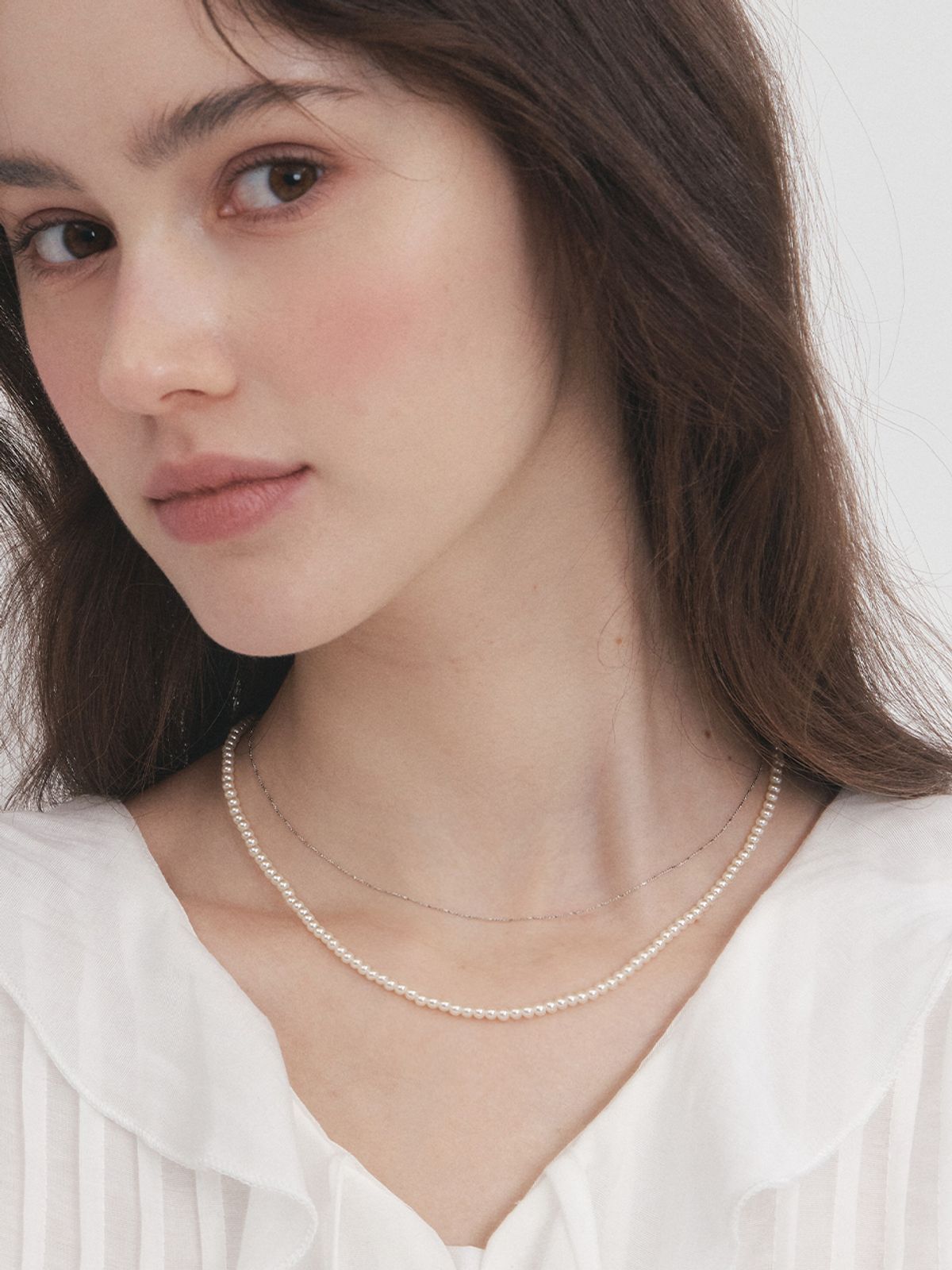 앵브록스(ENGBROX) gleam pearl necklace set