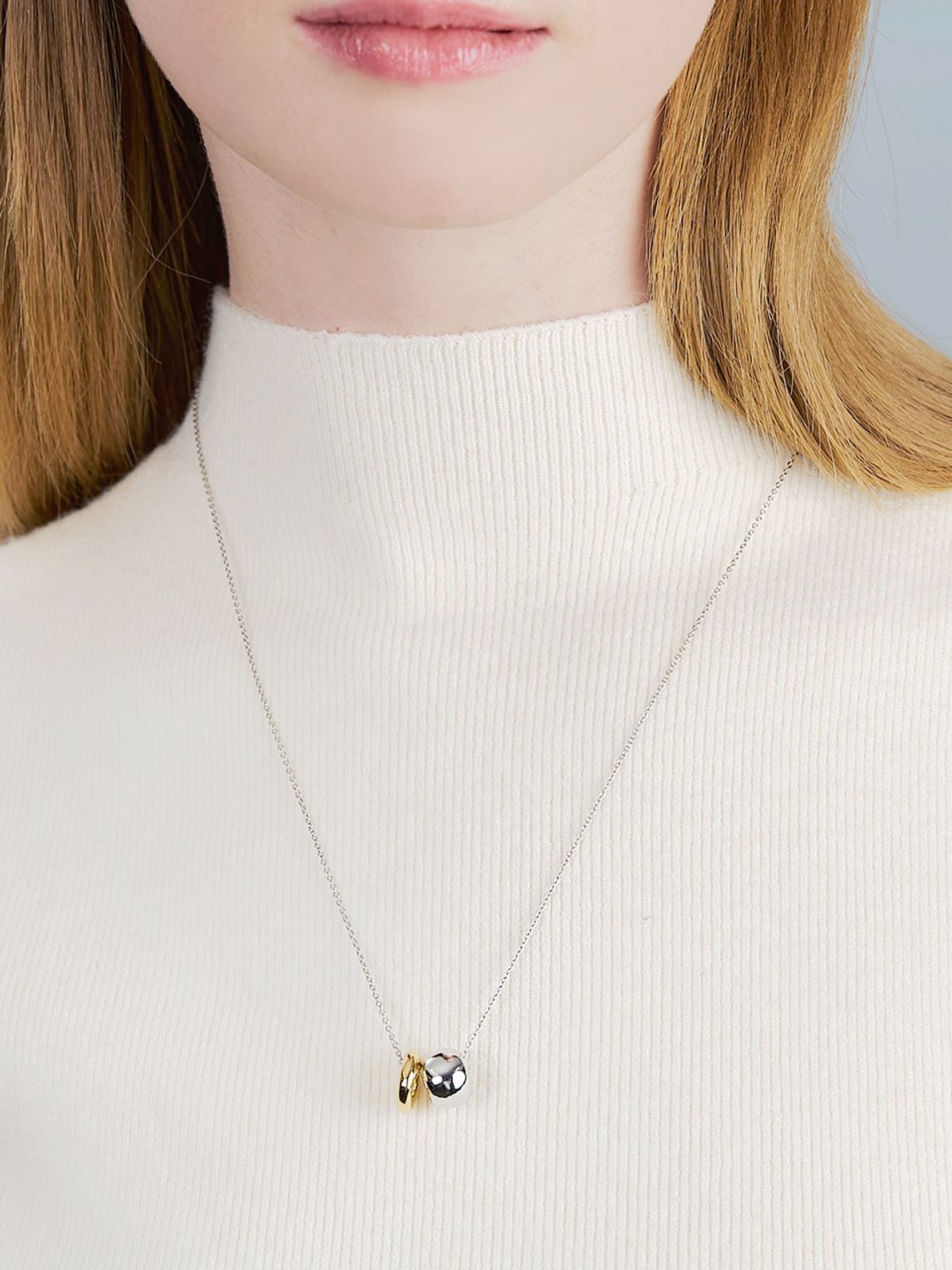 앵브록스(ENGBROX) deux ring necklace