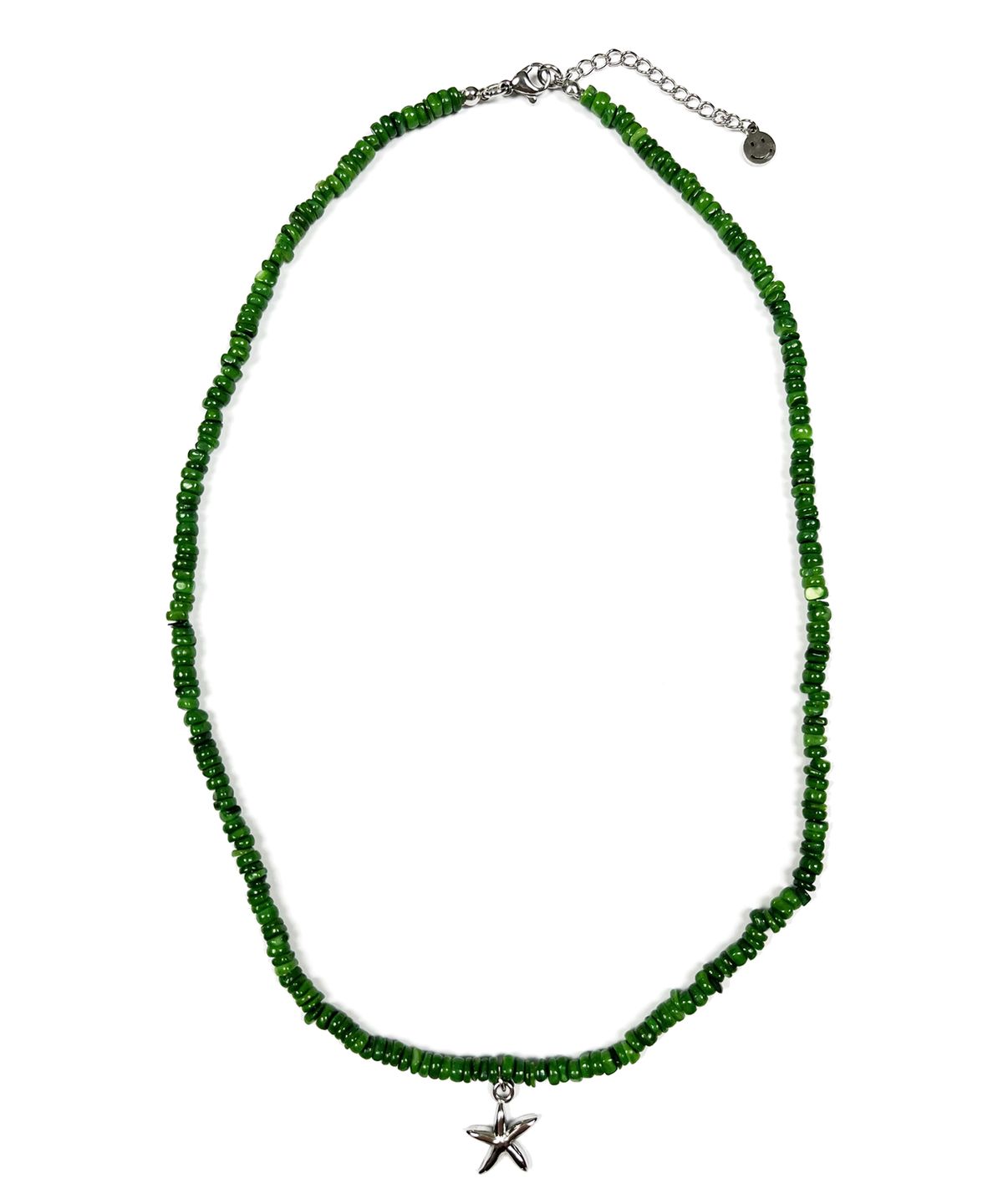 스케이터락(SK8ER ROCK) Starfish Pearl Rondelle Necklace (Green)