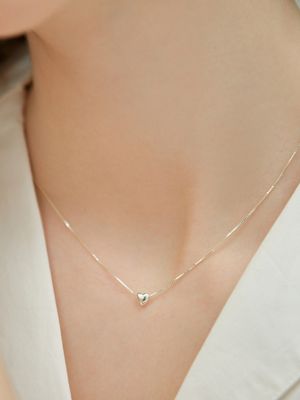[silver925]petit heart necklace