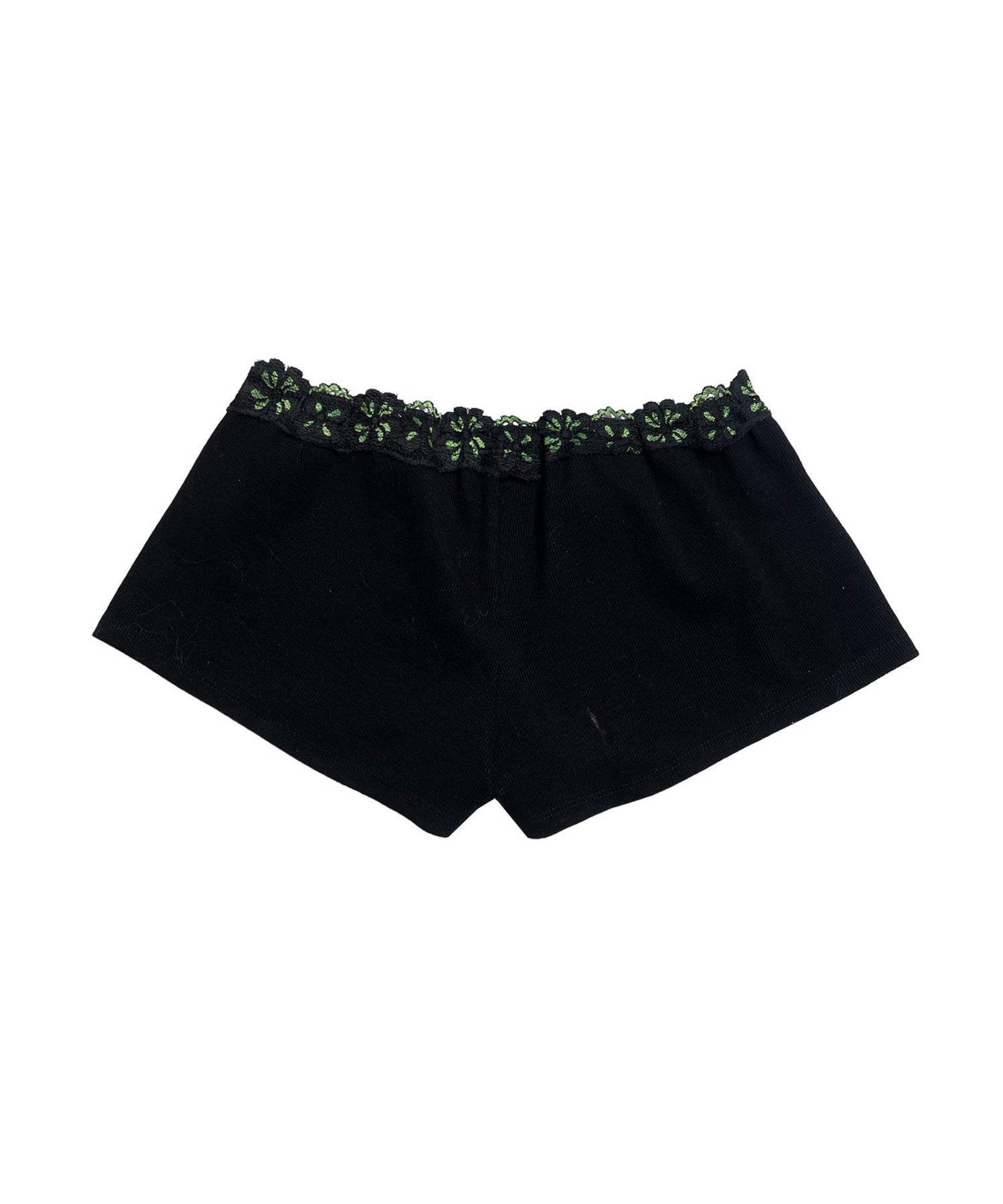 [TOOMUCHTAX] / ☆ LACE RIBBED MICRO SHORTS / BLACK MUSINSA | TOOMUCHTAX LACE RIBBED MICRO SHORTS (BLACK)