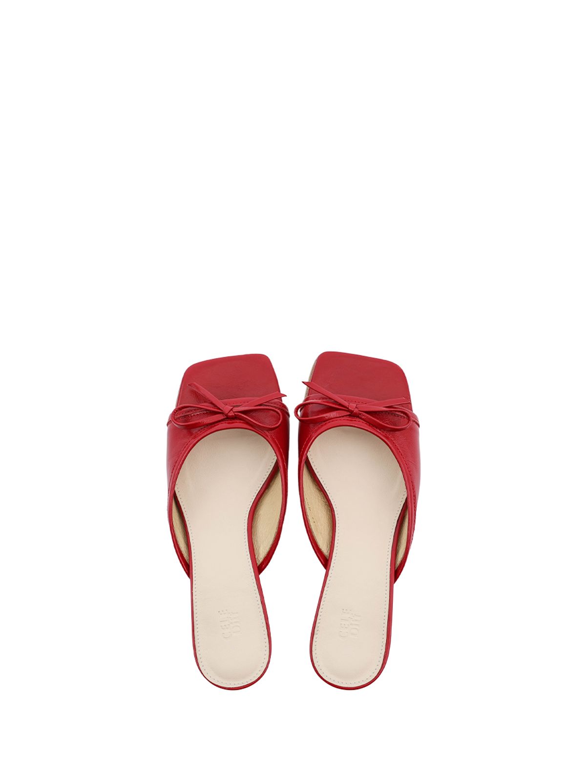 셀레디프(CELEDIFF) margaret ribbon sandals _red