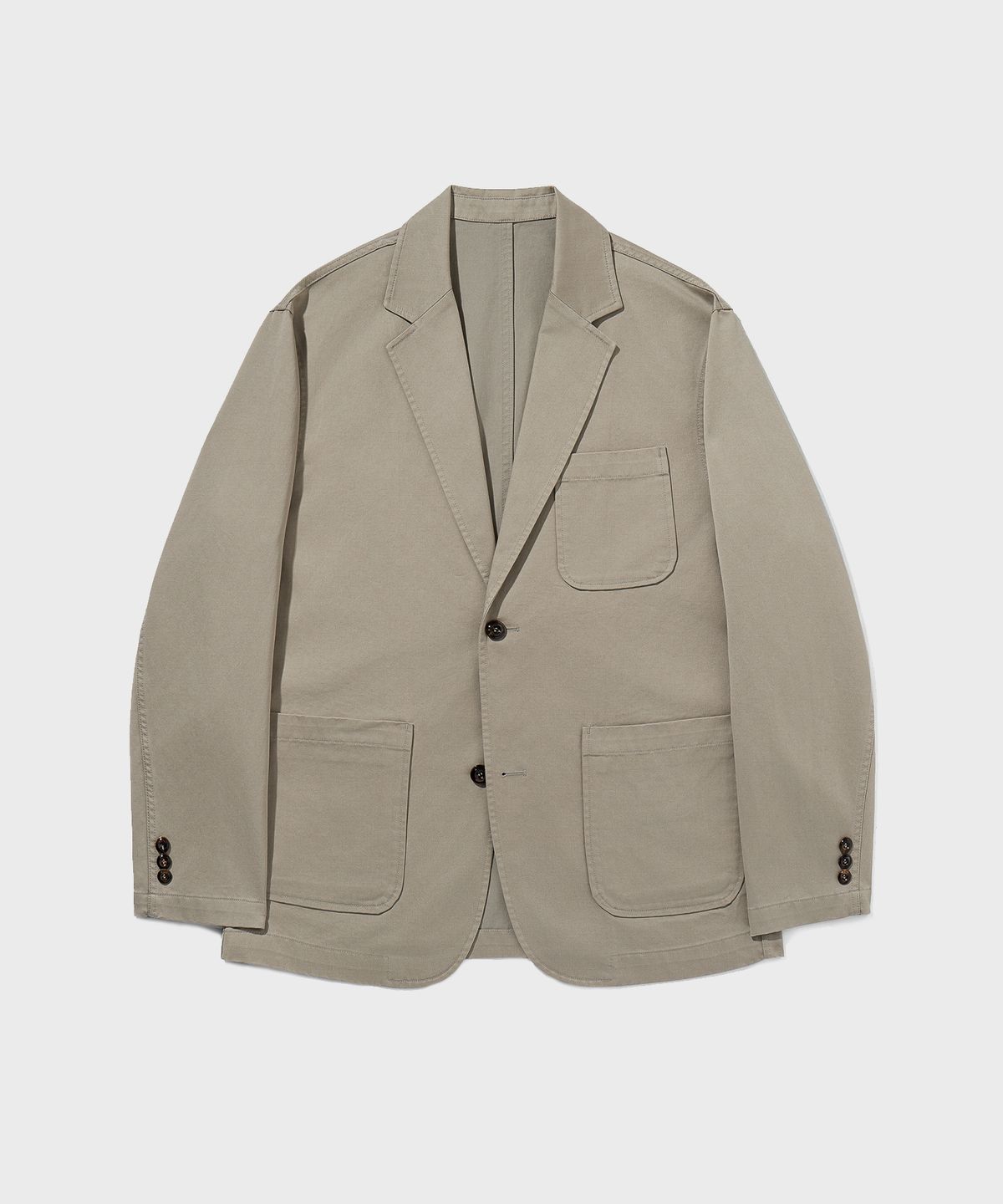 유니온블루(UNION BLUE) [DESK] NATURAL CHINO JACKET [WASHED BEIGE]