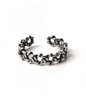 SBM016 Tie black open ring